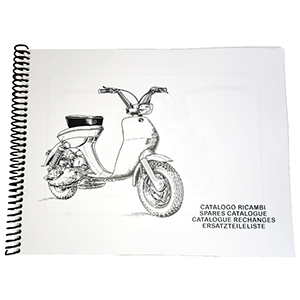 Lambretta LUI parts catalog, book