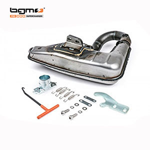 BGM MRB big box clubman exhaust Sport: unpainted