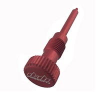 Extended air/fuel mixture screw: Dellorto red