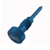 Extended air/fuel mixture screw: Dellorto blue