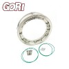 GORI split tubeless wheel rim: Lambretta polished