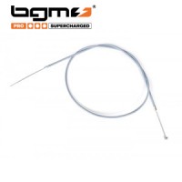 BGM Teflon lined front brake cable, Superstrong, over sized for disc brake: grey