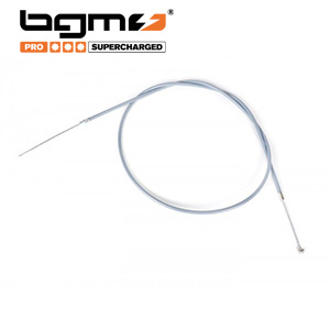 BGM Teflon lined front brake cable, Superstrong, over sized for disc brake: grey