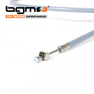 BGM Teflon lined front brake cable, Superstrong, over sized for disc brake: grey