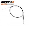 BGM Teflon lined front brake cable, Superstrong, over sized for disc brake: black