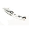 Chrome exhaust silencer: 125-150 D-LD MK 2 early Chrome exhaust silencer: 125-150 D-LD MK 2 early