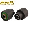 PLC Course engine silentblock rubber inserts only, set: 175-200 type, green = soft
