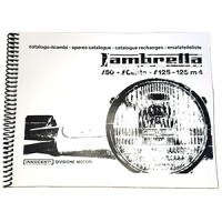 Lambretta J range parts catalog, book
