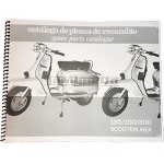 Lambretta Serveta middle parts catalog, book