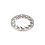 12mm internal serrated washer: Zinc