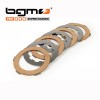 BGM standard clutch plates, cork and steel plates: set of 4