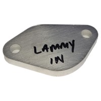 Blanking plate for leak down testing, Lambretta intake, 125-175cc