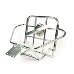 Cuppini vertical rear spare wheel holder and luggage carrier, chrome: Series 1-2