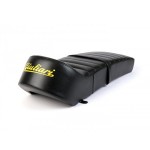 BGM PRO Giuliari Lambretta cutback seat, yellow lettering