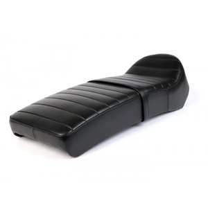 BGM PRO Giuliari Lambretta cutback seat, yellow lettering