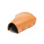 Rear saddle seat cover open at the front, early (brown): D/LD Mk 1