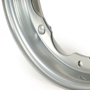 BGM wheel rim: Lambretta silver