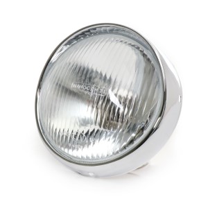 Lambretta LI Series 2 Headlight Lamp Unit - Innocenti CEV Style With Holder & Halogen Bulb