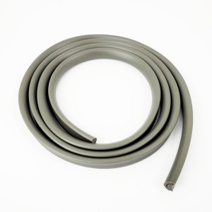 Rubber leg shield beading, grey: J range Rubber leg shield beading, grey: J range