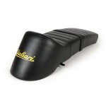 BGM PRO Giuliari Lambretta slope back seat, yellow lettering