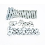 Casa Performance crankcase side cover hardware set: Zinc